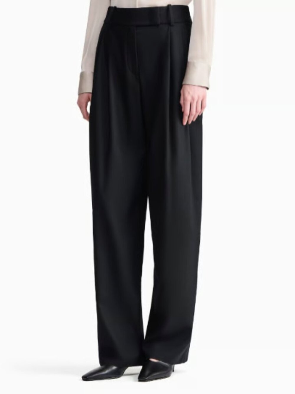 Vintage Giorgio Armani Wool Pleated Dress Pants